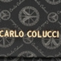 Elegant Logo Print Kosmetikpose