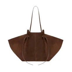 Elegant Mochi Suede Totebag