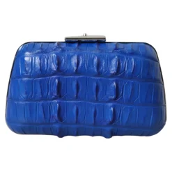 Elektrisk Bl Crocodile Lder Clutch