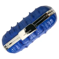 Elektrisk Bl Crocodile Lder Clutch