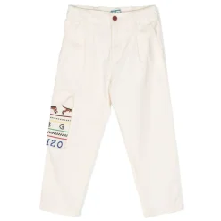 Elfenbensfarvede Bukser