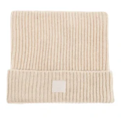 Face Logo Square Beanie