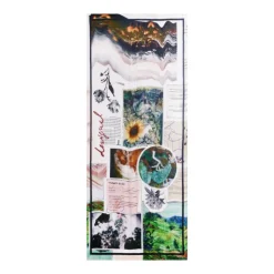 Farverig Mønster Viskose Tørklæde