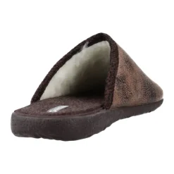 Faux Leather Comfort Slippers