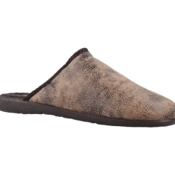 Faux Leather Comfort Slippers