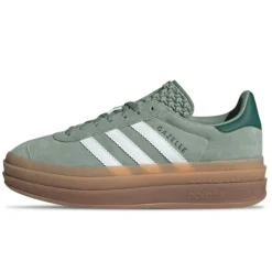 Fed Sølv Grøn Hvid Sneakers Gazelle