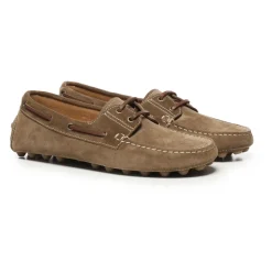 Flade Ruskindssko Lys Valnød Farve