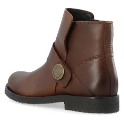 FREJA Low Biker Boot Cognac