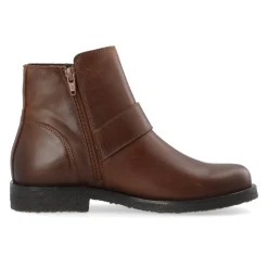 FREJA Low Biker Boot Cognac