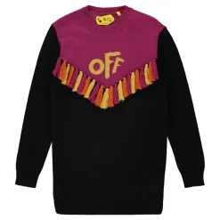 Frynse Strikket Kjole