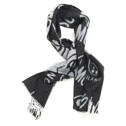 Frynset tofarvet fantasitørklæde