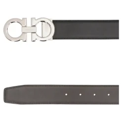 Gancini Vendbart Læderbælte