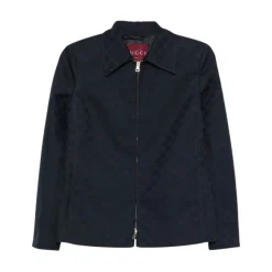 GG Cotton Gabardine Zip Jacket
