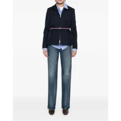 GG Cotton Gabardine Zip Jacket