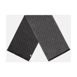 GG Jacquard Pattern Strikket Halstørklæde