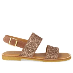 Glitter Sandal i Ler Glitter
