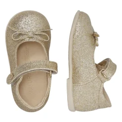 Glittered fabric ballerinas BALLET