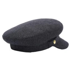 Grå Baker Boy Bothal Uldhat