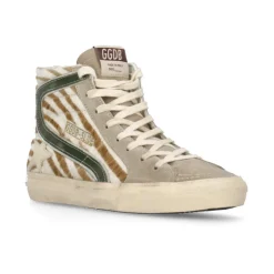 Grå Sneakers med Animalier Mønster