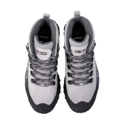 Grå Sneakers Vandtæt Læder Vibram Sål