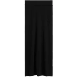 Grå Striknederdel AW25