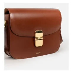 Grace Small Brun Tasker med Guld Hardware