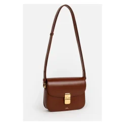 Grace Small Brun Tasker med Guld Hardware