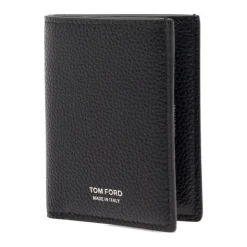 Grain Leather Folding Cardholder