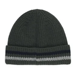 Grøn Børne Beanie med Logo Patch