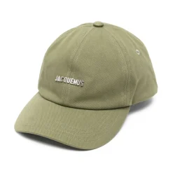 Grøn Logo-Plaque Buet Skygge Hat