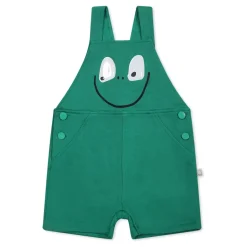 Grønne bomuldsbukser med frødetalje