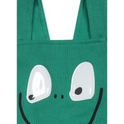 Grønne bomuldsbukser med frødetalje