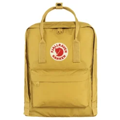 Gul Stofrygsæk med Flere Lommer