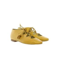 Gule Åbne Tå Richelieu Lædersko