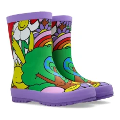 Gummistøvler med print