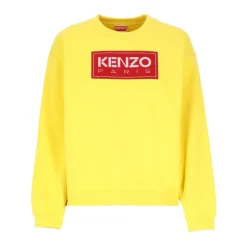 Gylden Sweater med Paris Logo Patch