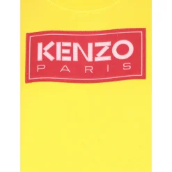 Gylden Sweater med Paris Logo Patch