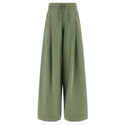 Hadium Mélange Gauze Cotton Trousers