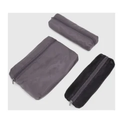 Hanging toiletry bag in fabric