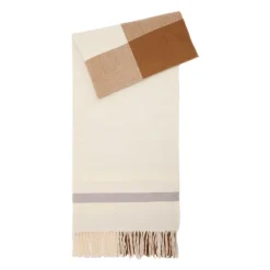 Harriet Twill Tørklæde i Beige