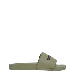 Herresandal i khaki med 3D-logo