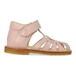 Hjerte og Velcro Sandal - Rosebud