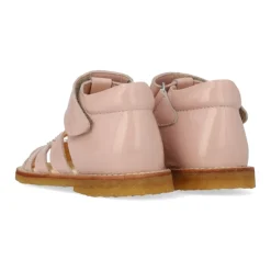 Hjerte og Velcro Sandal - Rosebud