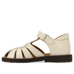 Hjerte Sandal med Velcro, Buttermilk