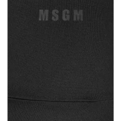 Højtaljet Logo Print Shorts