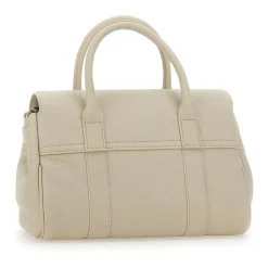 Håndtaske i narvet læder