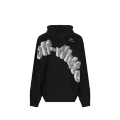 Hoodie med 3D-logo