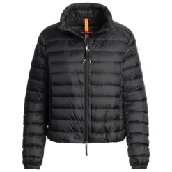 Hætteforet dunjakke