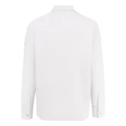 Hvid Skjorte med Metal Knapper