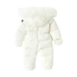 Hvid Sneheldragt til Baby Piger